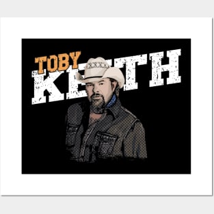 toby keith comic vintage style Posters and Art